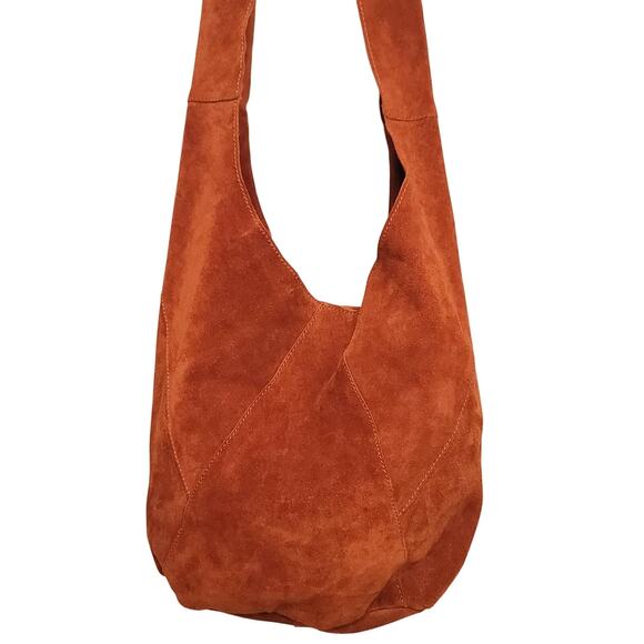 Free People Terracotta Suede Shoulder Bag - Picture 2 of 5
